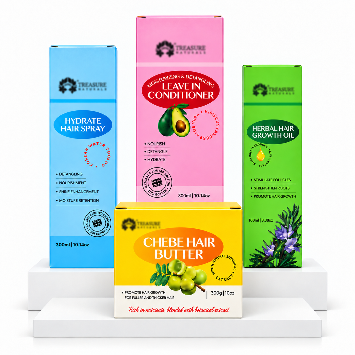 AdultSoftener Hair Set (Chebe butter herbal hair oil and Hibiscus leave in conditioner & Hair Mist )