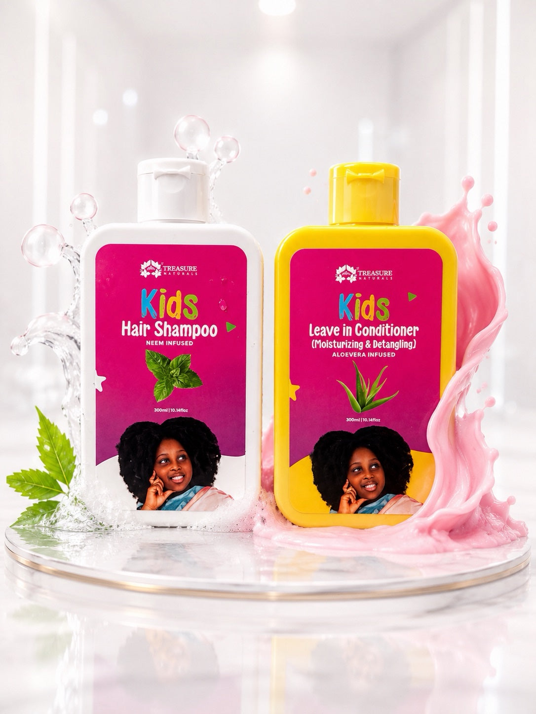 Kids Shampoo and Kids Leave in Conditioner