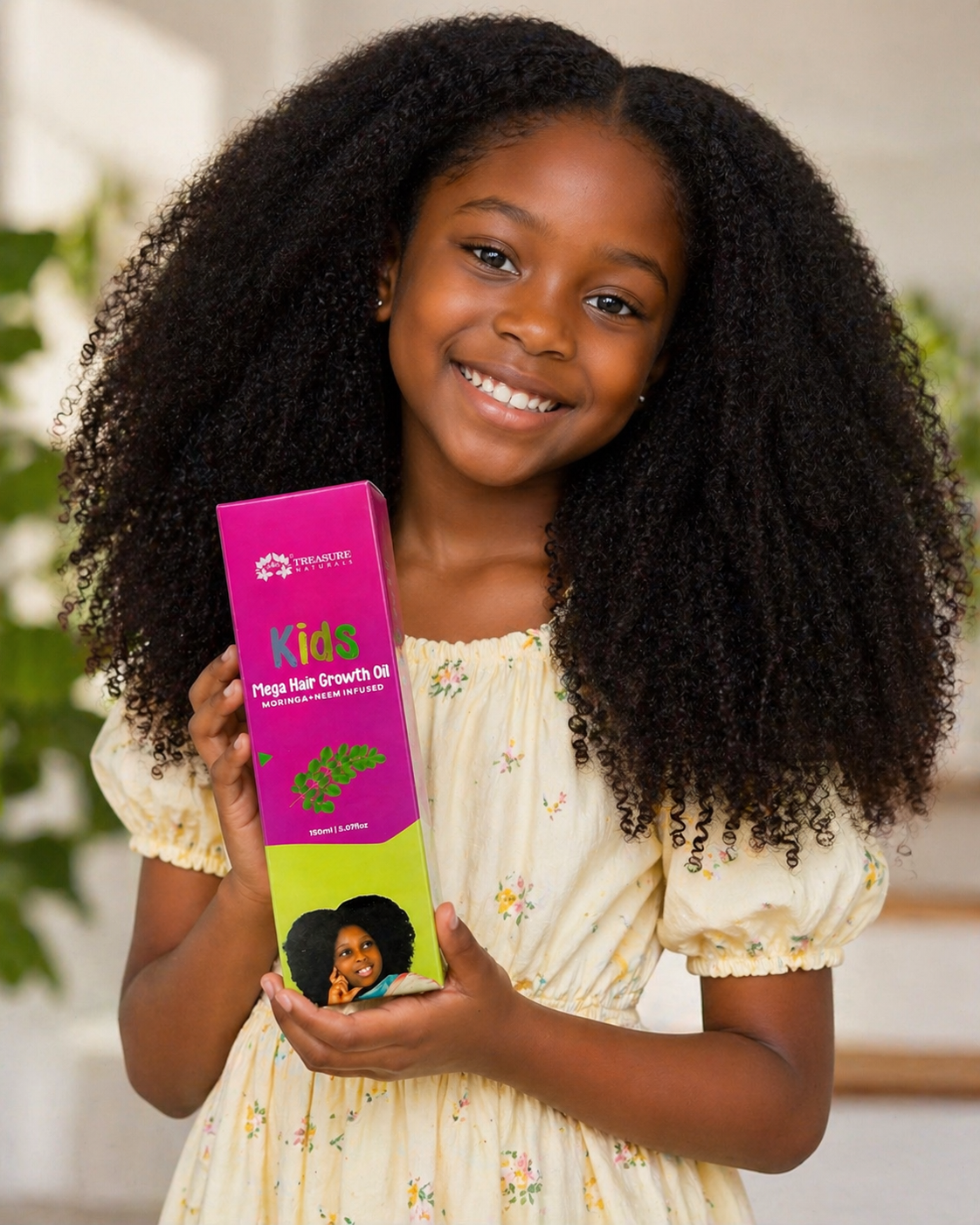 Kids Mega Hair growth oil 300mls (150mlsx2)
