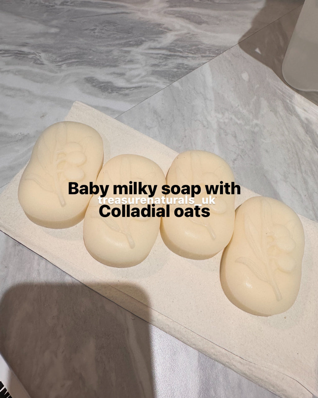 Baby Glow Skin  Milky Soap with Colladial Oats 4 Bars