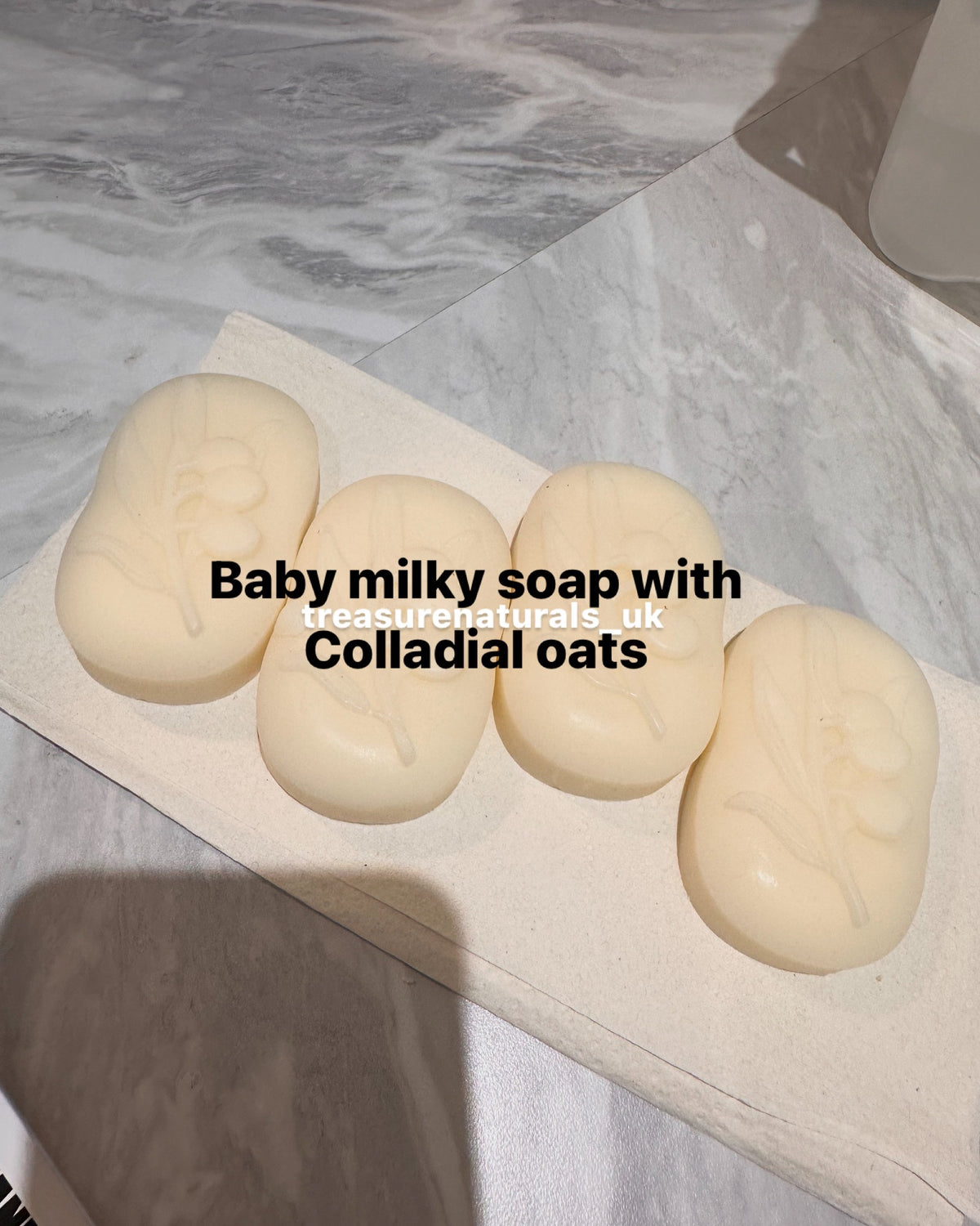 Baby Glow Skin  Milky Soap with Colladial Oats 4 Bars