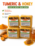 Tumeric Soap and Honey soap 4 bars