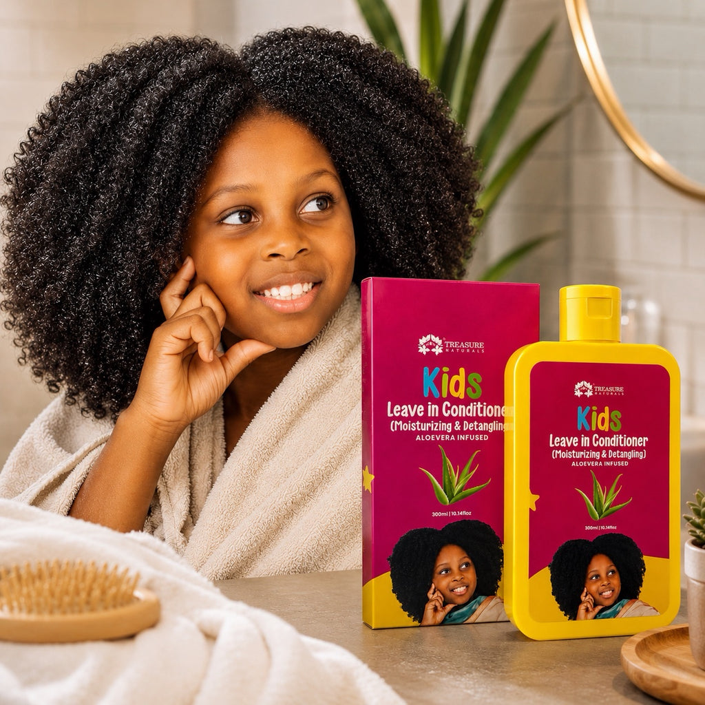 Kids Leave in conditioner with Hibiscus