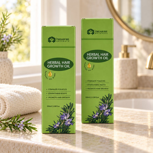 2x Herbal Hair Growth oil Mega 300mls