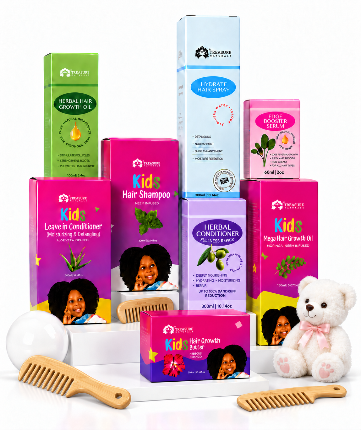 8in1 Kids set The Ultimate Kids Growth hair bundle