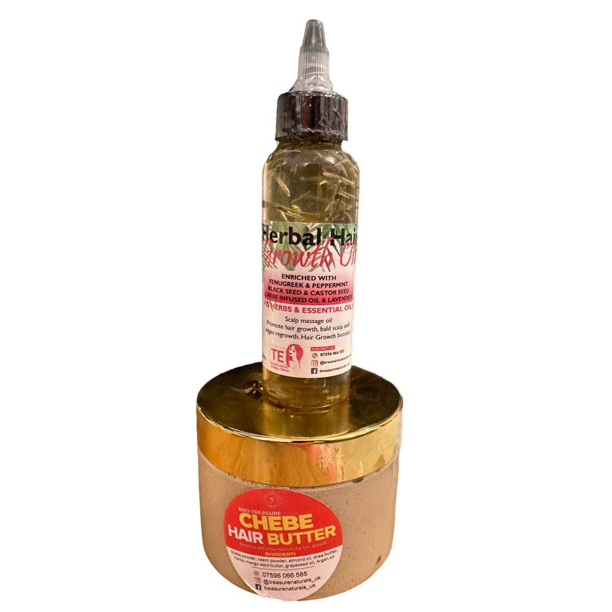 Chebe Hair Butter +Herbal Hair Growth�Oil