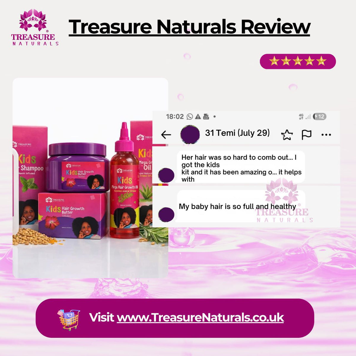 Treasure Naturals customer review 2