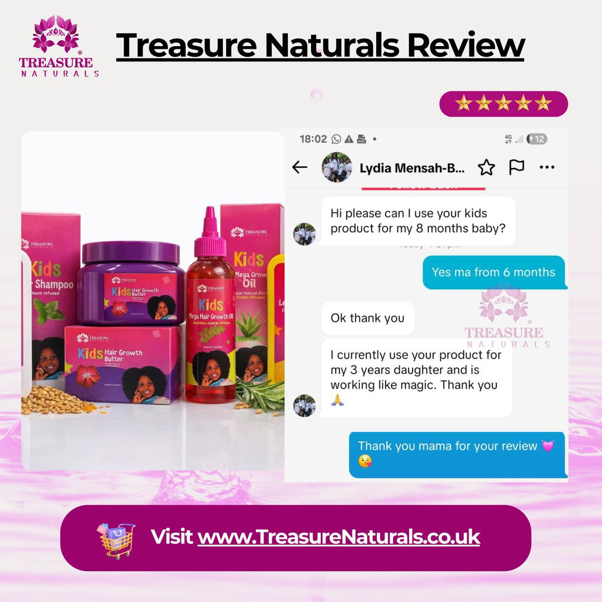 Treasure Naturals customer review 3