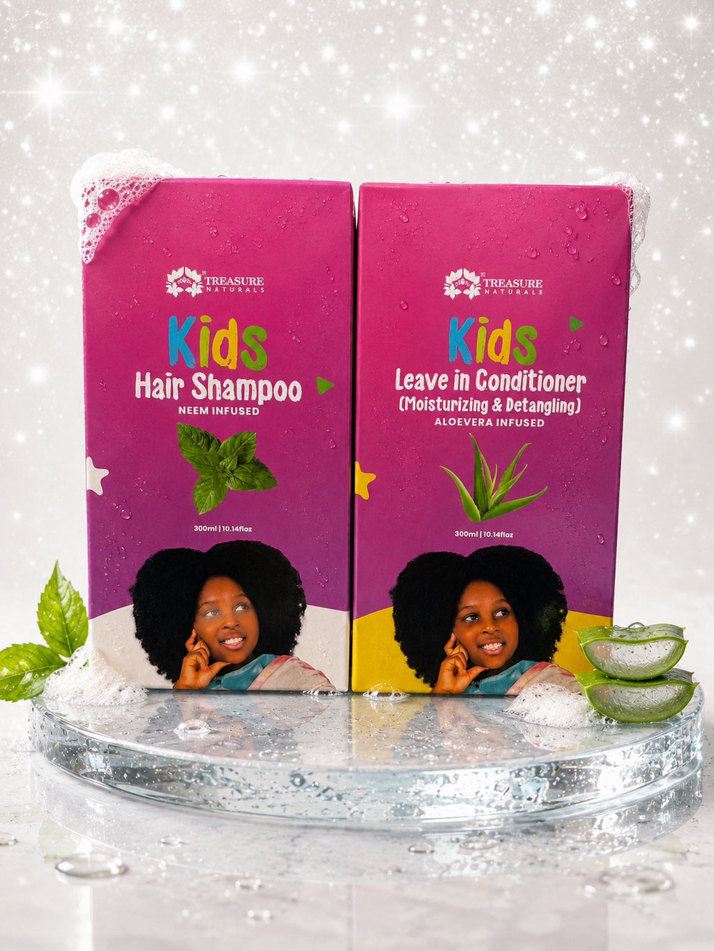 Kids Shampoo and Kids Leave in Conditioner