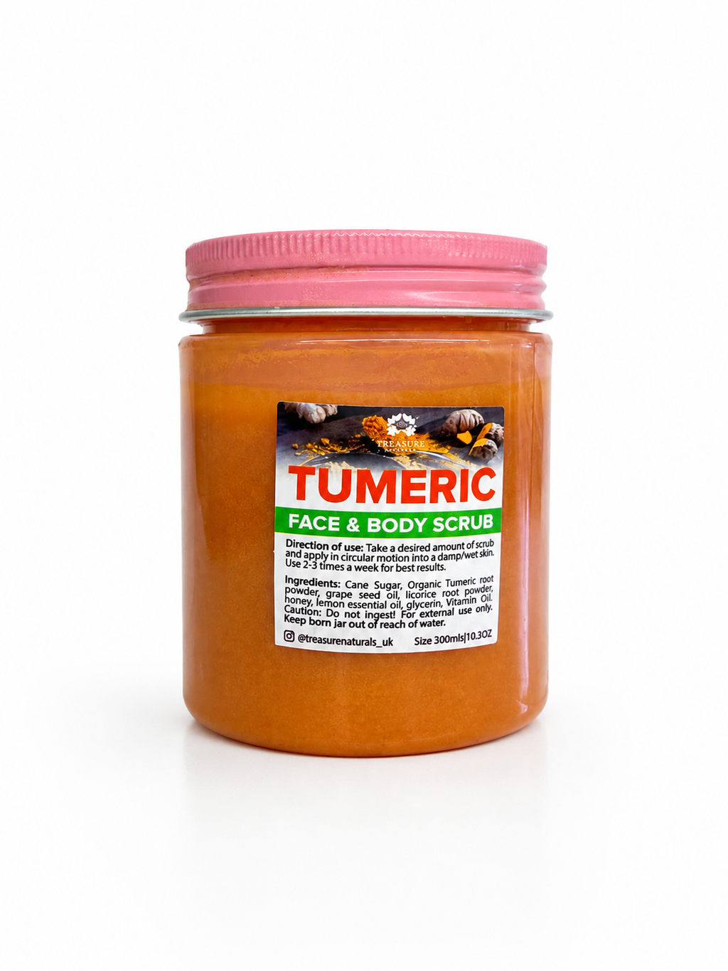 Tumeric And Honey Face and Body Exfoilating Scrub
