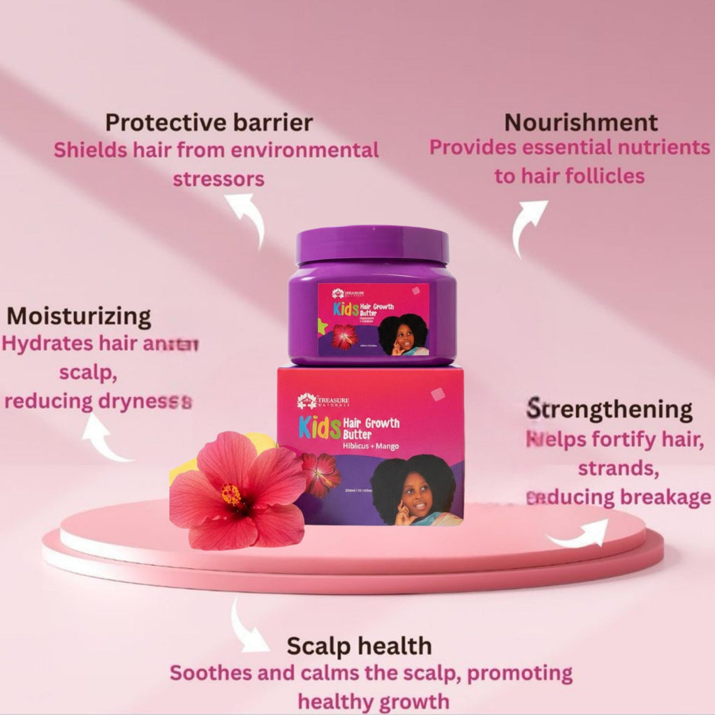Kids Hair Butter Infused with Hibiscus