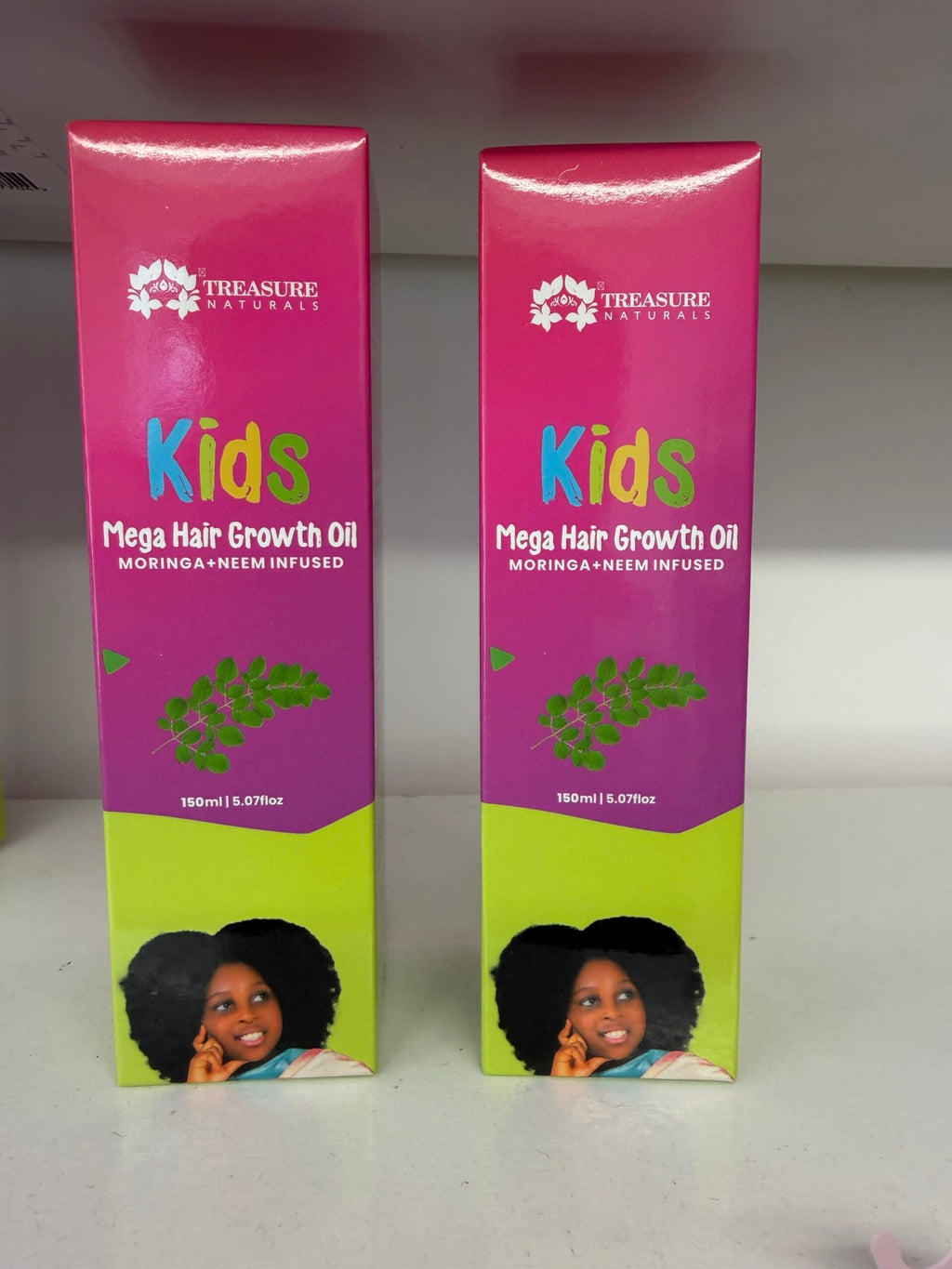 Kids Mega Hair growth oil 300mls (150mlsx2)