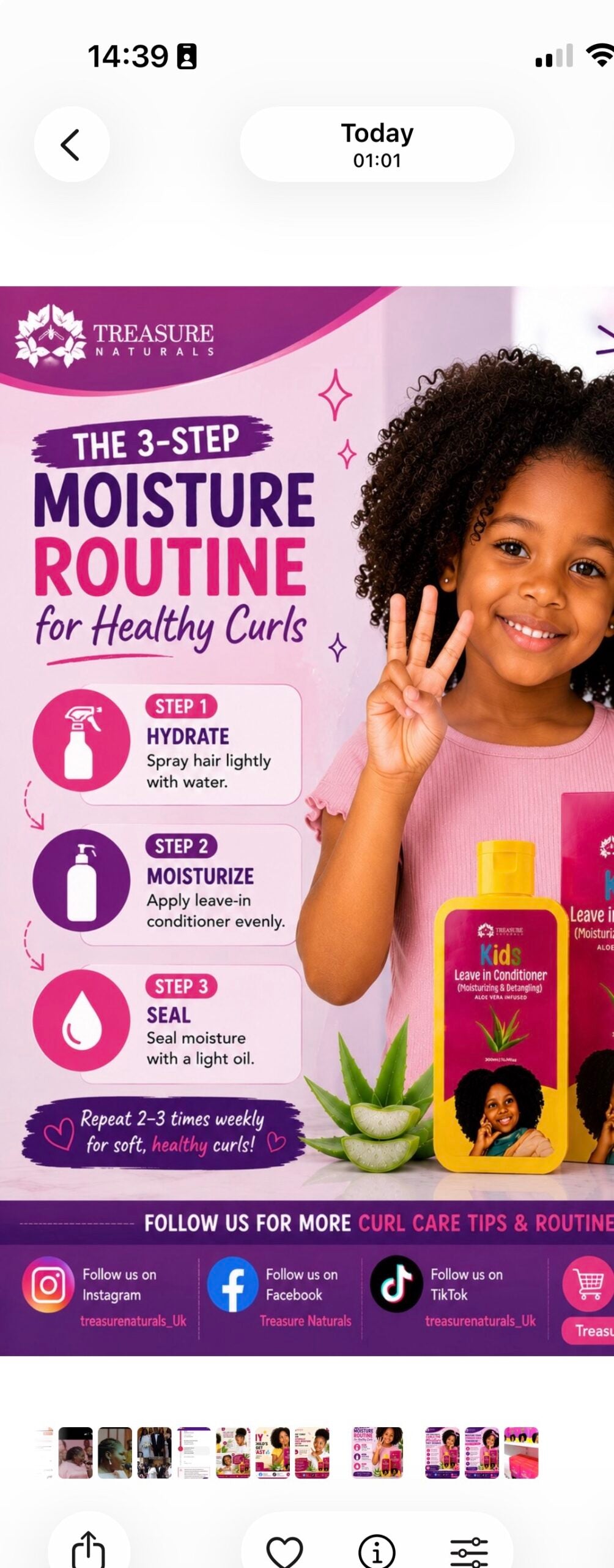 Kids Leave in conditioner with Hibiscus