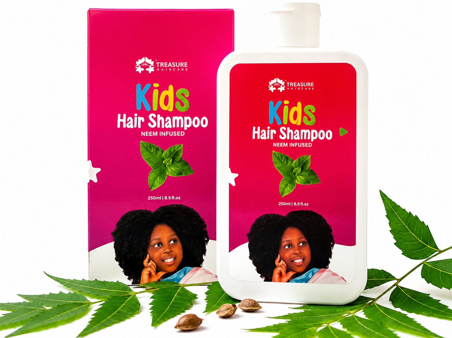 Kids Hair Shampoo (Black soap ,Neem+ Honey) - Image 2