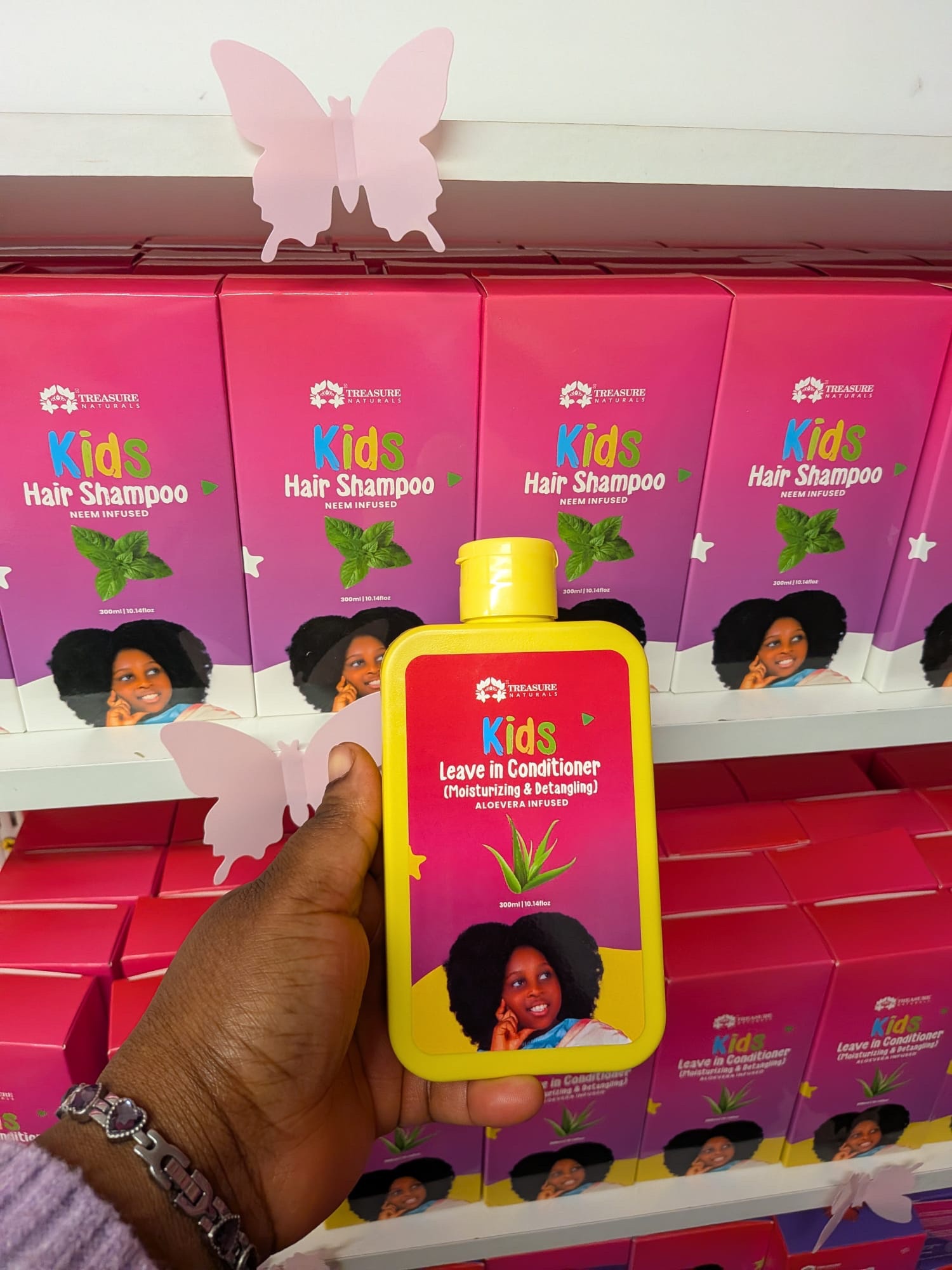 Kids Leave in conditioner with Hibiscus - Image 4