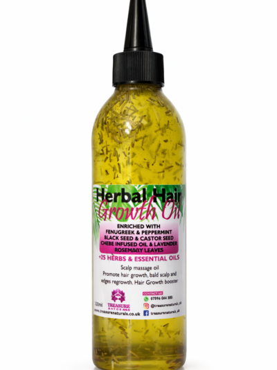 Herbal Hair Growth Oil 300ml – Botanical Scalp Treatment | Pure Herbal Power for Healthy, Fuller Hair