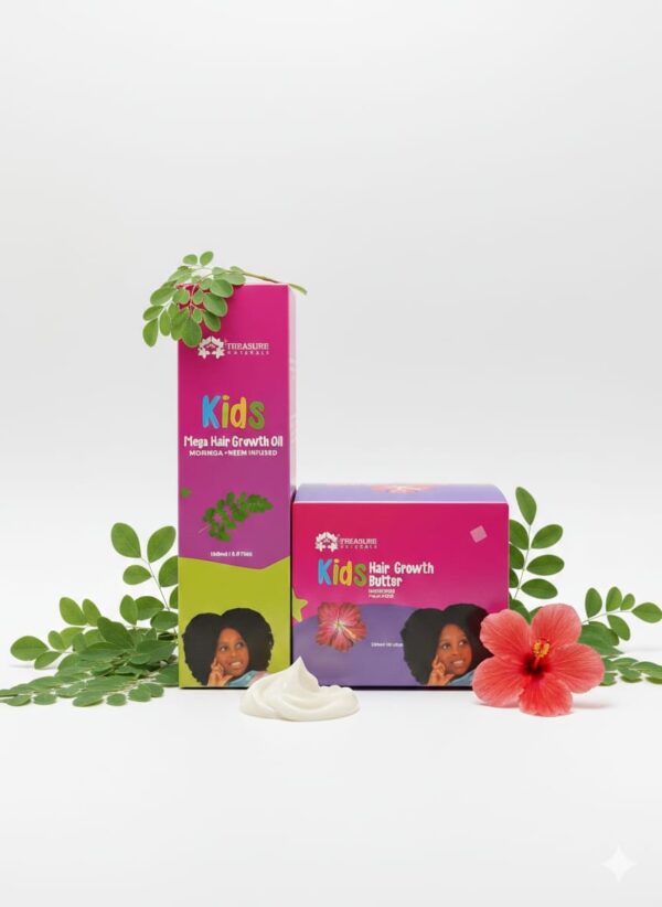 Kids Growth Butter +Kids Hair Growth Oil 150mls*2[300mls ]