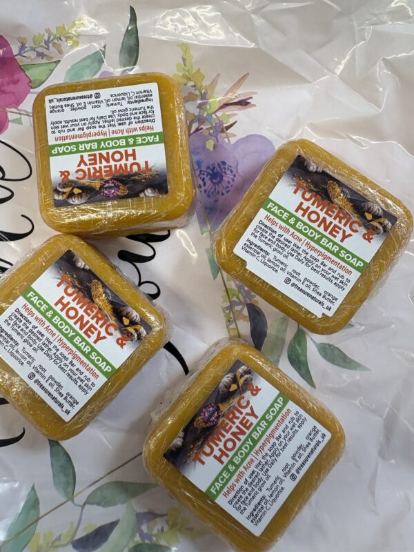 Tumeric Soap and Honey soap 4 bars