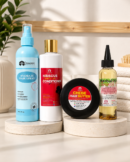 Softener Hair Set 4(Hair Mist +Chebe butter herbal hair oil + Hibiscus leave in conditioner )