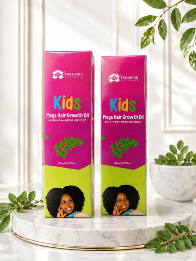 Kids Mega Hair growth oil 300mls (150mlsx2)