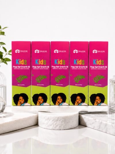 5x  Kids Meg Hair Growth Oil 750mls