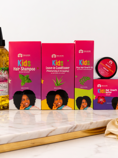 Kids Hair Growth Set 6-in-1 | Natural Hair Care Bundle for Kids | Moisturising, Detangling & Growth Booster