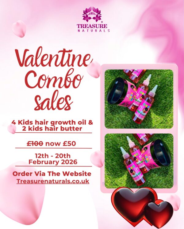 Val Combo deals 2Kids hair butter and 4 hair oil