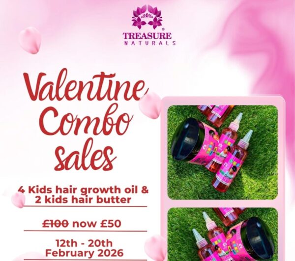 Val Combo deals 2Kids hair butter and 4 hair oil